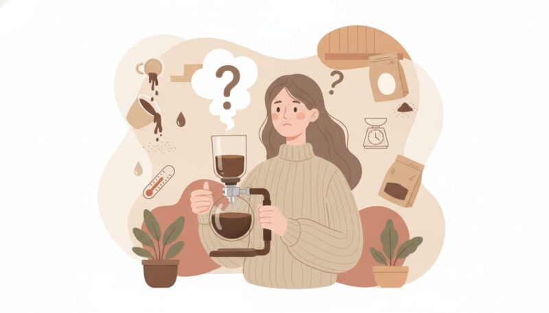 挽き方と温度だけじゃない！サイフォンコーヒーを劇的に美味しくする調整術