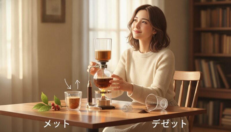 サイフォンコーヒーの「見た目」に惹かれた私が、使い始めて知った真実