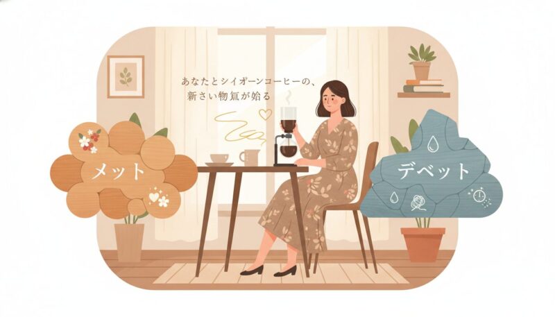 あなたとサイフォンコーヒーの、新しい物語が始まる