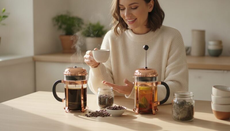 フレンチプレスでコーヒーと紅茶を兼用！匂い移りは本当にする？