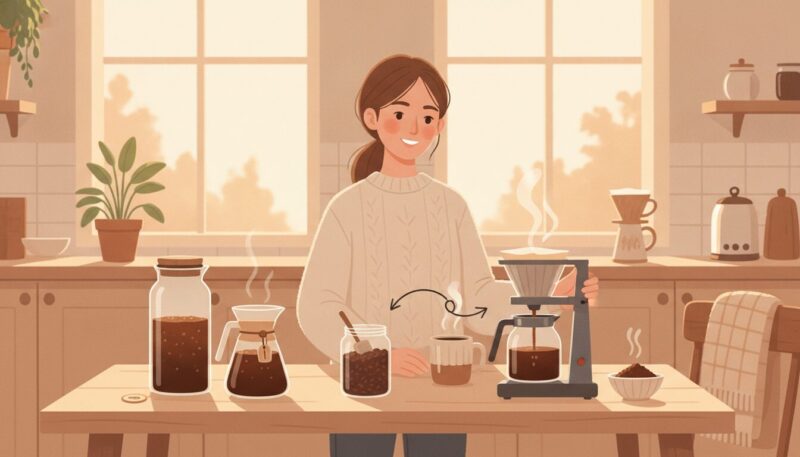 普通のコーヒー粉でも作れる？お家で美味しい水出しコーヒーを仕込む簡単ステップ